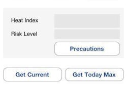 OSHA heat safety app
