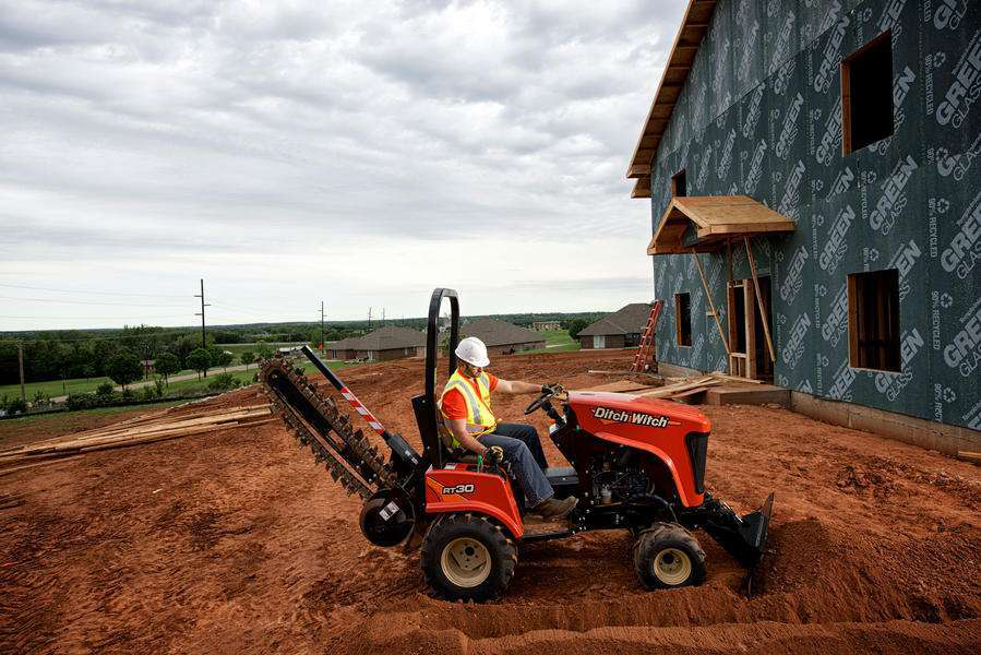 Ditch Witch RT30 ride-on trencher