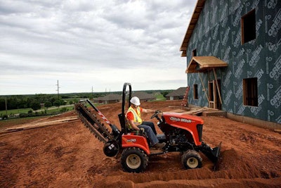 Ditch Witch RT30 ride-on trencher