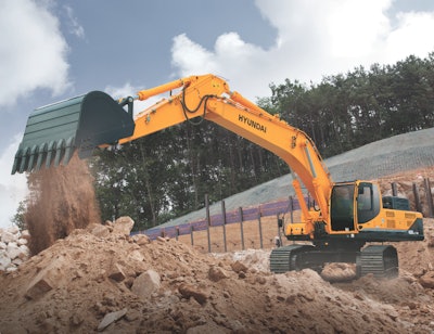Hyundai R480LC-9A crawler excavator