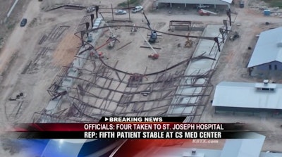 Texas A&M equine complex construction collapse
