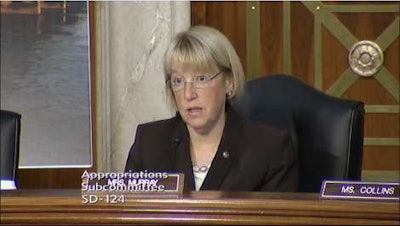 Senator Patty Murray (D-WA) speaks about U.S. infrastructure at Thursday’s bridge collapse hearing.
