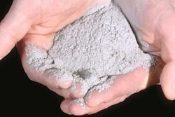 Based on study of ancient Roman concrete, researchers say mixing volcanic ash, pictured here, with lyme and seawater would result in stronger concrete.