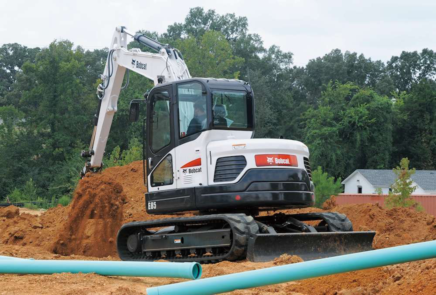 Bobcat’s new E63 and E85 are its largest compact excavators yet