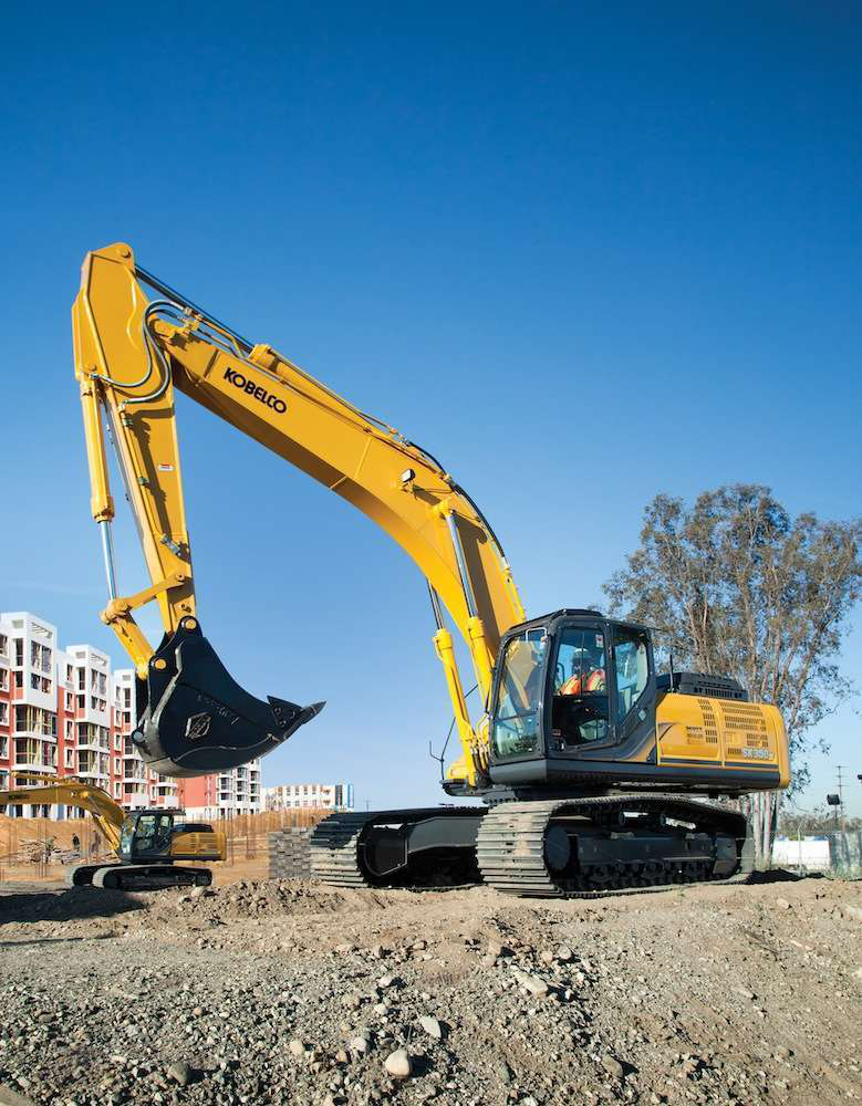 Kobelco's new SK350LC crawler excavator boasts improved hydraulic system