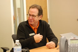 Ritchie Bros. President Rob Mackay speaks at a company event in Kissimmee, Florida.