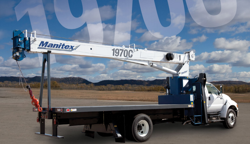 Manitex 1970C boom truck crane