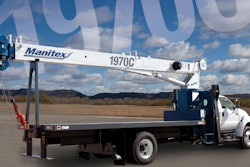 Manitex 1970C boom truck crane