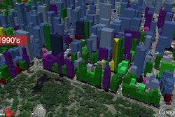 Manhattan construction growth visualization
