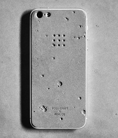 Luna concrete iPhone skin