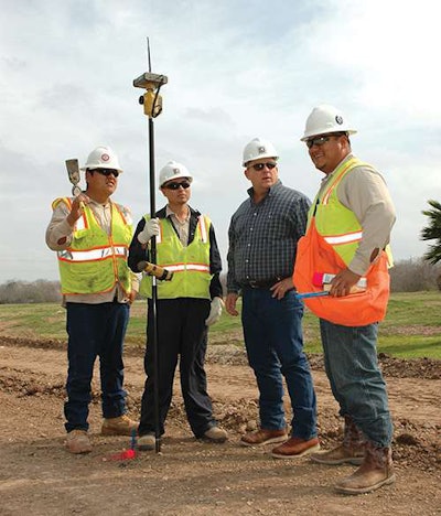 Ken with his survey team Jose Alvarado, Cesar Alvarado and Brian Tijerina.