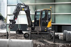 Volvo ECR58D short swing radius excavator