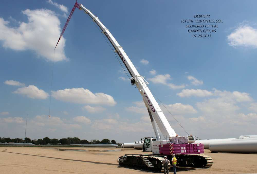 Liebherr LTR 1200 telescopic boom crawler crane