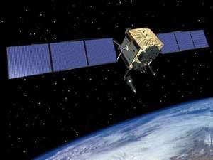 A GPS satellite