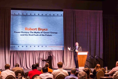 Robert Bryce at the 2013 Construction Symposium.