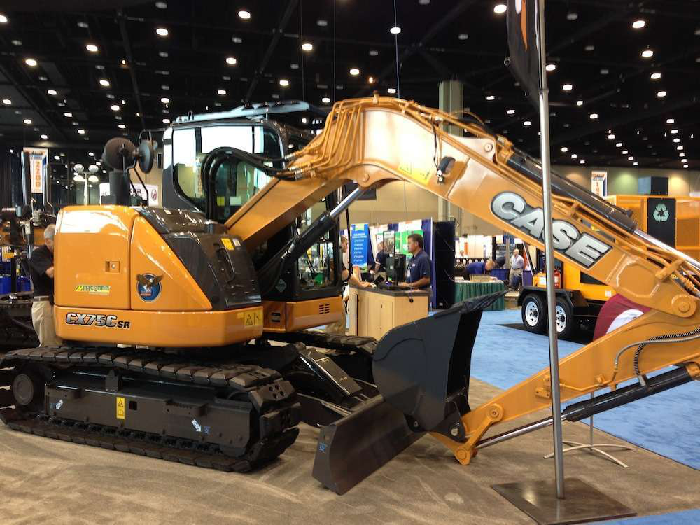 Case CX75C excavator