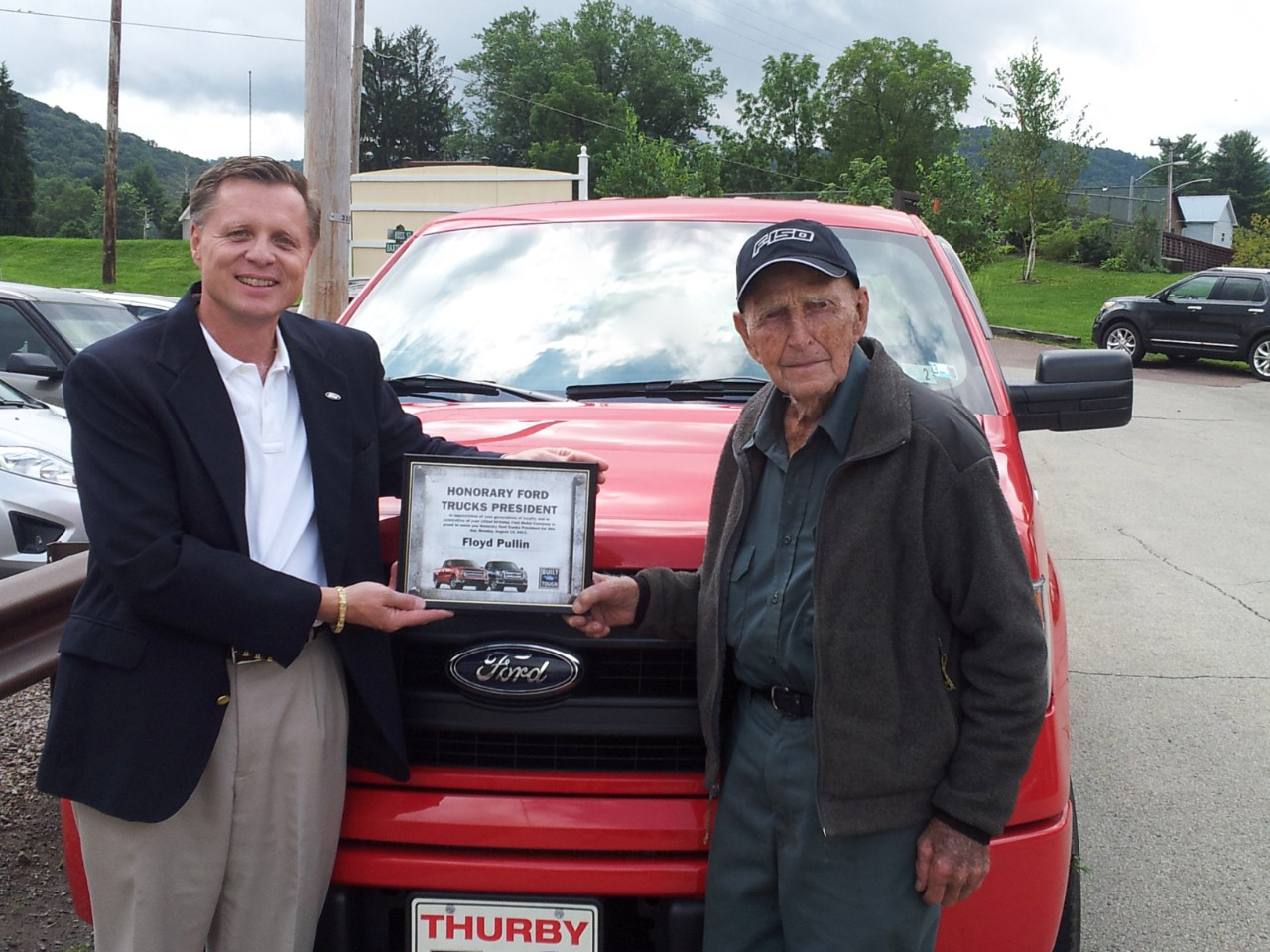 Floyd Pullin Ford 102 F-150 STX honorary president Ford Trucks