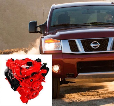 Next-gen Nissan Titan Cummins V-8