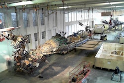 Phoenix construction debris sculpture