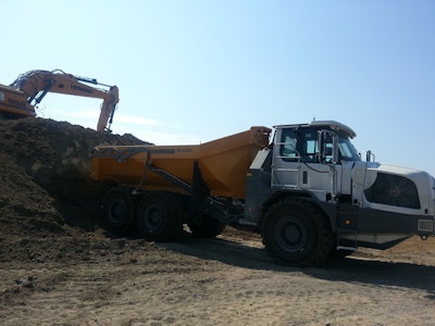 Liebherr TA 230 articulated dump truck