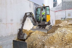 Volvo ECR25D compact excavator