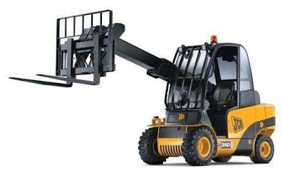 JCB’s Teletruk 35D forklift will be the first of several compact machines to feature Kohler Direct Injection engines.