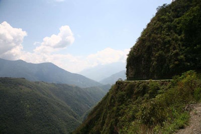 Bolivia’s North Jungas Road, also known as “The Road of Death,” was named the world’s most dangerous road in 1995. (Photo: Szymon Kochański / Flickr)