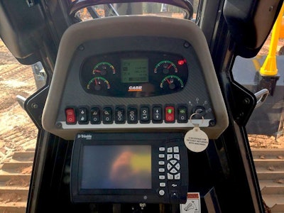 Control panel inside the 2050M
