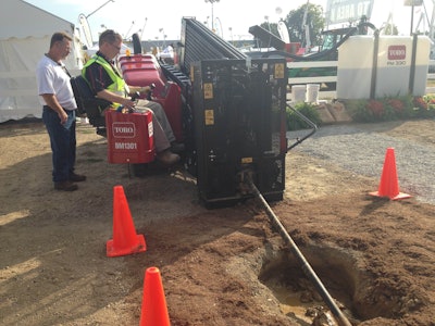Toro DD2024 horizontal directional drill ICUEE 2013