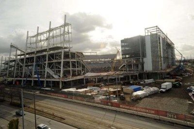 Construction site of Levi’s Stadium