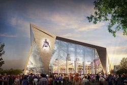 Design for the new Minnesota Vikings stadium.