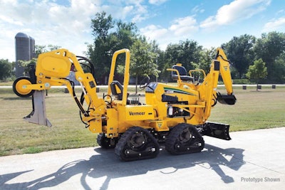 Vermeer RTX450 quad-track trencher