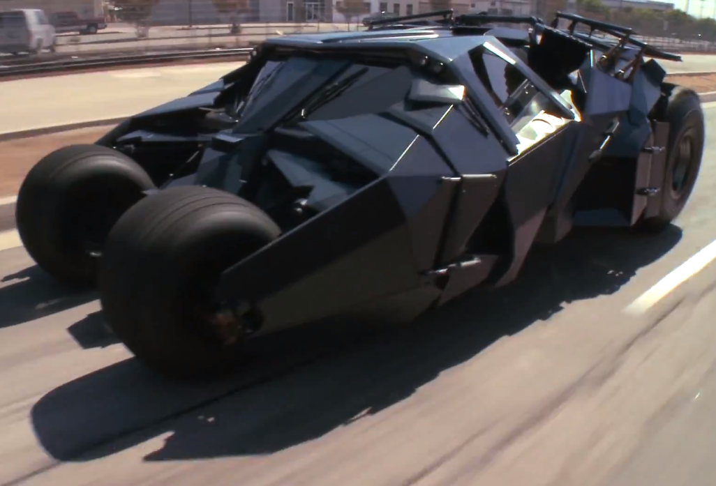 Batmobile driving