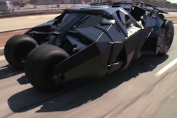 Batmobile driving