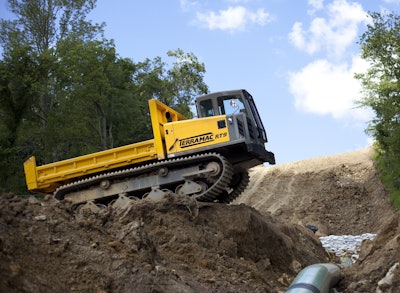 Terramac RT9 pipeline multi-terrain crawler carrier