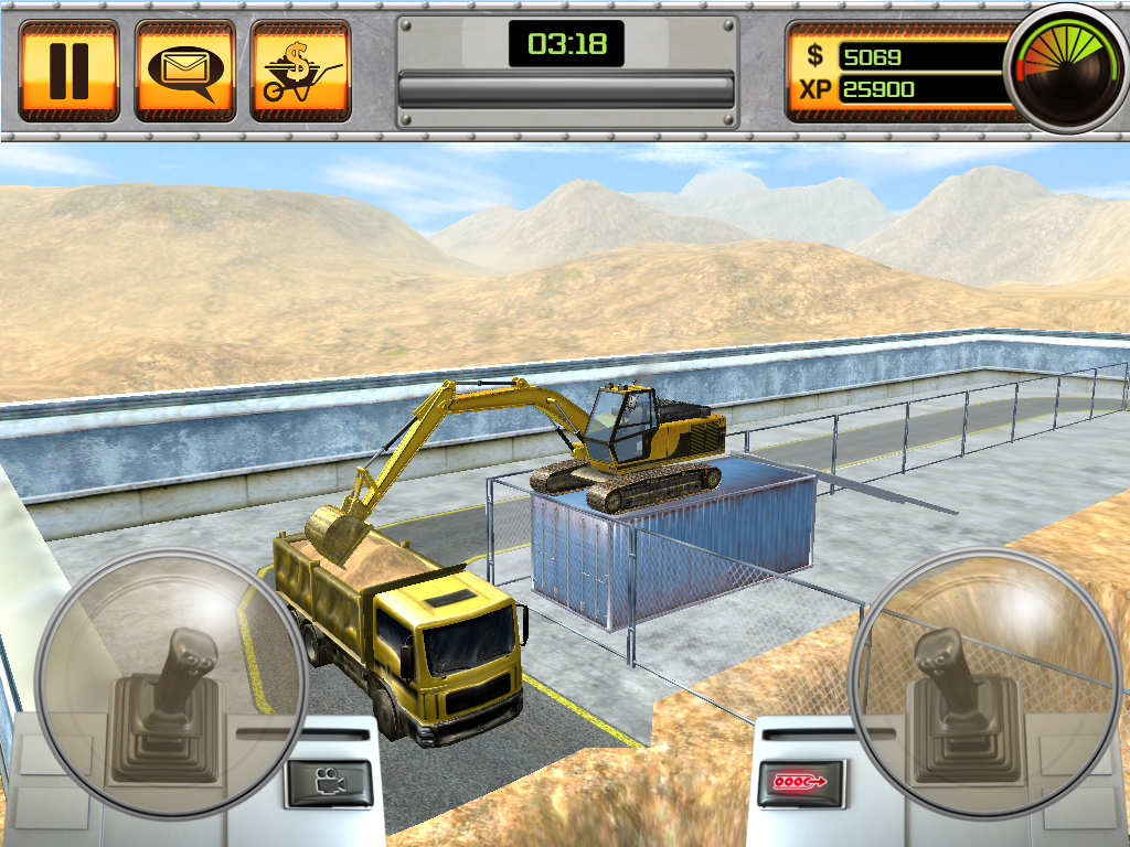 cat excavator games