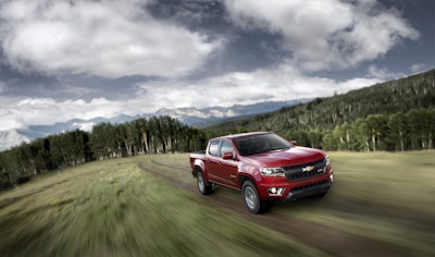 The 2015 Chevrolet Colorado Z71. Chevy announced the 2016 model of the midsize pickup will have a diesel option.