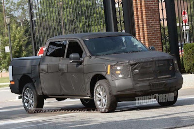 2015 Ford F-150 in testing