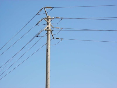 Overhead power lines