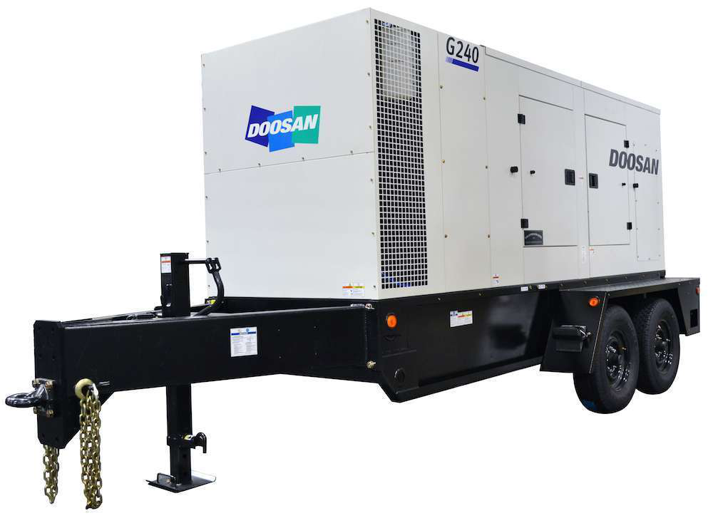 Doosan Portable Power G240 first Tier 4 Final generator