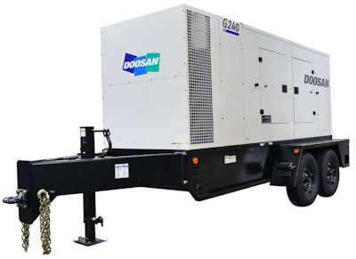 Doosan Portable Power G240 first Tier 4 Final generator
