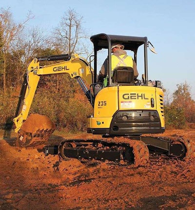 The Gehl Z35 Gen:2 offers an additional 2 inches of reach at ground level than its predecessor.