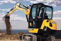 New to North America this year is JCB’s 8026 CTS, which has a maximum dig depth of just under 9.2 feet.