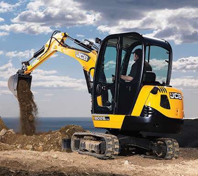 New to North America this year is JCB’s 8026 CTS, which has a maximum dig depth of just under 9.2 feet.