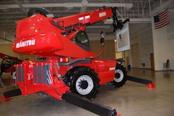 The new Manitou MRT 2540 telehandler.