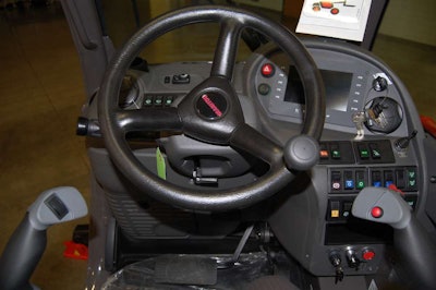 MRT 2540 telehandler controls