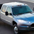 A hilariously awful mockup of the future Tesla pickup from Jalopnik.com.