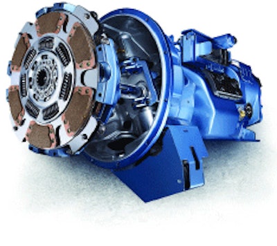 Eaton’s UltraShift Plus automated manual transmission is a computer-controlled manual gearbox that features a dry clutch but only two pedals to excel in long-haul trucking applications.