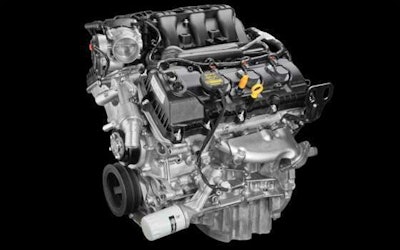 Ford’s base F-150 engine is a 302-hp, 3.7L V-6 that delivers 17 mpg in the city.