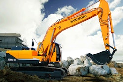 Hyundai R220LC-9A crawler excavator